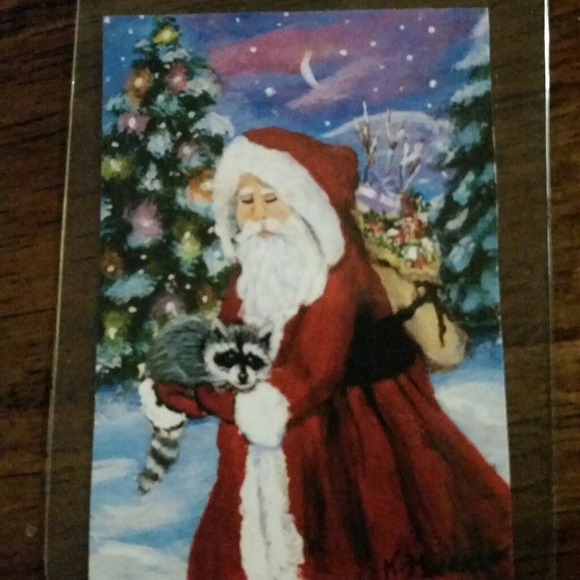 "Santa Love" ACEO/ATC #14/50 Mini Print - Picture 3 of 6